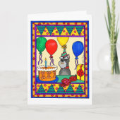 VERJAARDAG SCHNAUZER KAART (Voorkant)