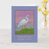 Verjaardag, schoondochter, grote spijt wandelen kaart (Gele Bloem)