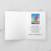 Verjaardag, schoondochter, Macaw Parrot Kaart (Binnen)