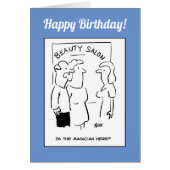 Verjaardag schoonheidssalon - Man vraagt om tovena (Voorkant)