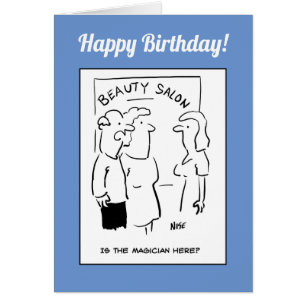 Verjaardag schoonheidssalon - Man vraagt om tovena