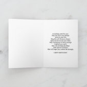 Verjaardag, schoonzoon, grote blauwe reiger, Kaart (Binnen)