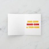 Verjaardag schoonzoon kaart (Binnen)