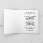 Verjaardag, Schoonzuster, Vaas van Rozen en Varens Kaart (Binnen)