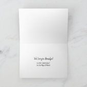 Verjaardag Script Overlay Fotokaart voor opa Kaart (Binnen)