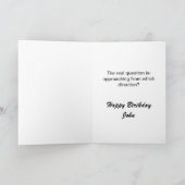 Verjaardag senioren nadert als snelheidslimiet kaart (Binnen)