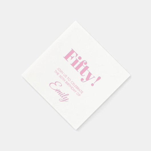  verjaardag servetten (Hoek)