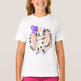 Verjaardag Shawty Cat Mode Ballon T-shirt