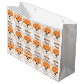 Verjaardag Shiba Inu Originele Grote Cadeautas (Voorkant Gekanteld)