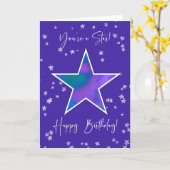 Verjaardag Shining Star voor Tweens of Tiener Kaart (Gele Bloem)