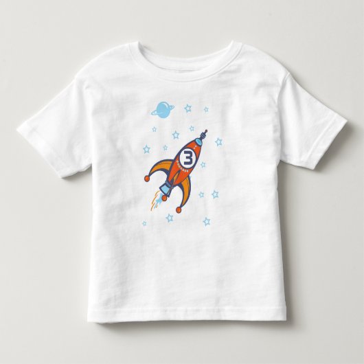 Verjaardag Shirt - Rocket Shirt (Voorkant)