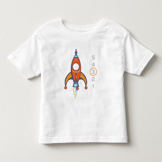 Verjaardag Shirt - Rocket Shirt (Voorkant)