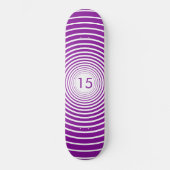 Verjaardag Skateboard - Gepersonaliseerd - Kleuren (Voorkant)