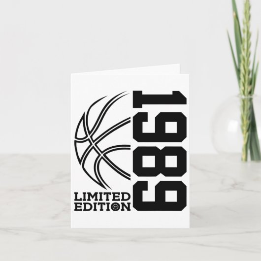Verjaardag Sketll Limited Edition 1989 Kaart (Voorkant)