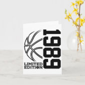 Verjaardag Sketll Limited Edition 1989 Kaart (Gele Bloem)