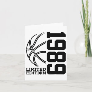 Verjaardag Sketll Limited Edition 1989 Kaart