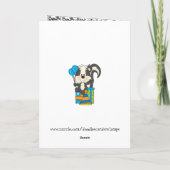 Verjaardag Skunk Kaart (Achterkant)