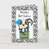 Verjaardag Skunk Kaart (Voorkant)