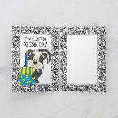 Verjaardag Skunk Kaart (Binnen)