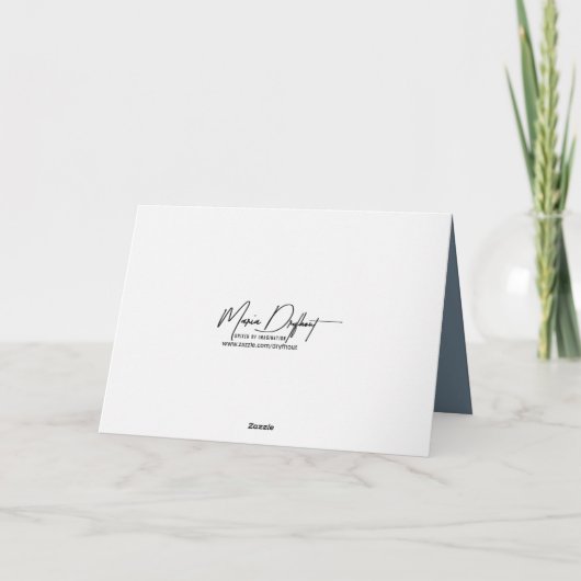 Verjaardag slak postbode bezorgen van post kaart (Achterkant)