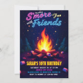 Verjaardag Smore Fun With Friend - Gezellig kampvu Kaart (Voorkant)