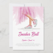 Verjaardag Sneaker Ball Ballerina Prinses Zoet 16 Kaart (Voorkant)