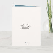 Verjaardag Sneeuwvlok Kaleidoscoop Quilt Patroon Kaart (Achterkant)