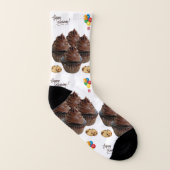 Verjaardag Sokken Heren en Dames Cupcakes (Rechts - buiten)