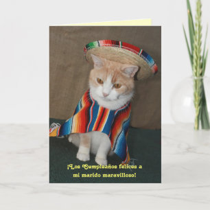 Verjaardag Spaans voor man Kaart