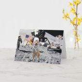 Verjaardag Space Lab Kaart (Gele Bloem)