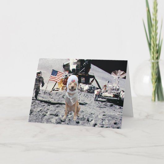 Verjaardag Space Lab Kaart (Voorkant)