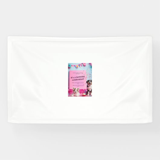 VERJAARDAG SPANDOEK (Horizontaal)