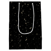 Verjaardag Sparkler en Confetti Met Wijn Medium Cadeauzakje (Achterkant)