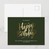 Verjaardag Speciale Dag Briefkaart (Voorkant / Achterkant)