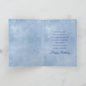 Verjaardag, speciale dame, blauwe hortensia in 3D Kaart (Binnen)