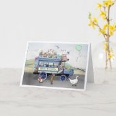 Verjaardag Speciale Omnibus Kaart (Gele Bloem)