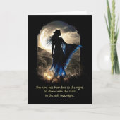 Verjaardag Spirituele metafysische maan met bohemi Kaart (Voorkant)