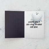 Verjaardag spook op een schommel met Raven Kaart (Binnen)