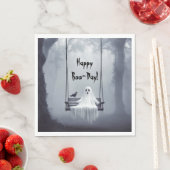 Verjaardag spook op een schommel met Raven Servet (Insitu)