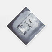 Verjaardag spook op een schommel met Raven Servet (Hoek)