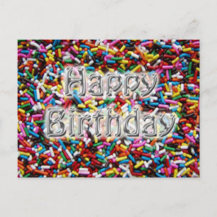 Verjaardag Sprinkles Briefkaart