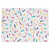 Verjaardag Sprinkles Snoep Pattern Groot Cadeauzakje (Achterkant)