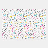 Verjaardag Sprinkles Snoep Pattern Inpakpapier Vel (Voorkant 3)