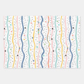 Verjaardag Sprinkles Snoep Pattern Inpakpapier Vel (Voorkant 3)