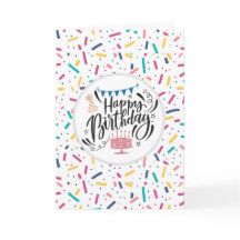 Verjaardag Sprinkles Snoep Pattern