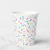 Verjaardag Sprinkles Snoep Pattern Papieren Bekers (Rechts)