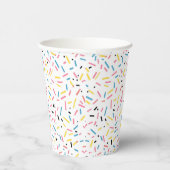 Verjaardag Sprinkles Snoep Pattern Papieren Bekers (Rechts)