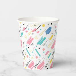 Verjaardag Sprinkles Snoep Pattern Papieren Bekers