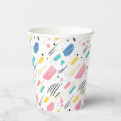 Verjaardag Sprinkles Snoep Pattern Papieren Bekers (Rechts)