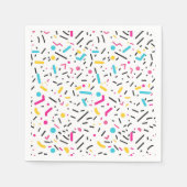 Verjaardag Sprinkles Snoep Pattern Servet (Voorkant)